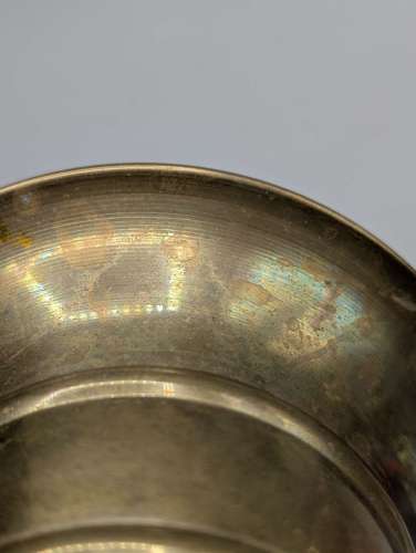 Solid brass pestle and mortar featuring, mid 19th century, Victorian