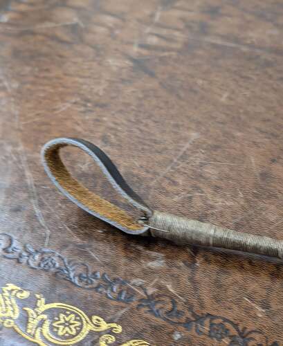 Antique English fox head riding crop with white metal hunting mounts, c.1890